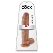 Pipedream 11" Cock with Balls  Tan műpénisz, dildó