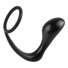 Pipedream analfantasy ass-gasm plug - análujj dildó péniszgyűrűvel (fekete) anál