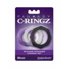Pipedream - Fantasy C-Ringz Fantasy C-Ringz Silicone Designer Stamina Set egyéb erotikus kiegészítők férfiaknak