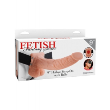 Pipedream - Fetish Fantasy Series Fetish Fantasy Series 9? Hollow Strap-On with Balls Flesh vibrátorok