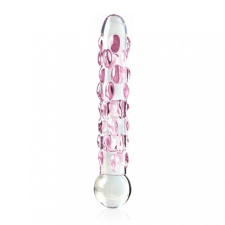 Pipedream Icicles No.7 gyöngyös üveg dildó - átlátszó színes dildó műpénisz, dildó