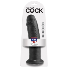 Pipedream - King Cock 10" Cock  Black műpénisz, dildó