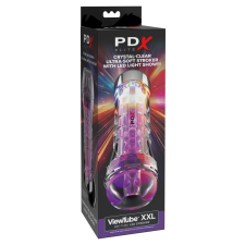 Pipedream - PDX Elite ViewTube XXL See-Thru EZ-Grip LED Stroker maszturbátor