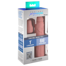 Pipedream X-TENSION Elite 1 - méretre vágható péniszköpeny (natúr) péniszköpeny