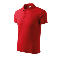  Pique Polo galléros póló férfi piros 4XL