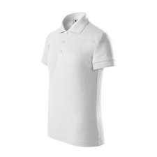  Pique Polo galléros póló gyerek fehér 110 cm/4 éves gyerek póló