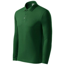  Pique Polo LS galléros póló férfi üvegzöld 2XL