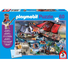  Pirates Playmobil puzzle 60 darabos szett Playmobil figurával puzzle, kirakós