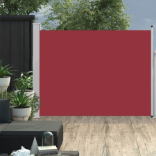  Piros behúzható oldalsó teraszi napellenző 170 x 500 cm kerti bútor