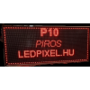  Piros Beltéri led fényújság , futófény 133x53 cm