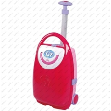  Piros játék bőrönd (53 cm) kislányoknak, Minland