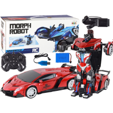 Piros R/C Transformáló Robot Autó Gesztusvezérléssel távirányítós modell