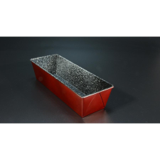  Piros tapadásmentes hosszúkás püspökkenyér és kenyér sütőforma 30 cm sütés és főzés