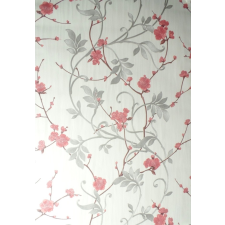  Piros virág mintás tapéta tapéta, díszléc és más dekoráció