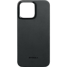  Pitaka 129606 600D iPhone 15 Pro Max fekete/szürke aramid hátlap tok és táska