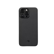 Pitaka MagEZ Case 3 Black / Grey Twill 600D Apple iPhone 14 Pro készülékhez - MagSafe rögzítéssel tok és táska