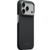 Pitaka Pitaka Edge Apple iPhone 18 Pro / 17 Pro hátlap tok, MagSafe, fekete