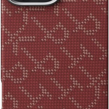 Pitaka Tactile Woven Case PTK Red Gold iPhone 16 Pro Max tok és táska