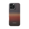 Pitaka Tactile Woven tok SUNSET Apple iPhone 16 Pro készülékhez - MagSafe rögzítéssel (KI1601SU) (130566)
