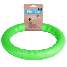 PitchDog Safe And Durable Fetch Ring For Dogs - játék (karika,lime) kutyák részére (Ø20cm) játék kutyáknak