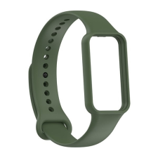 Pixato Amazfit Band 7, szilikon pótszíj, állítható, sötétzöld okosóra kellék