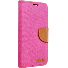 Pixato Apple iPhone 15 Plus, Oldalra nyíló tok, stand, Canvas Book, rózsaszín tok és táska