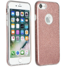 Pixato Apple iPhone 15, Szilikon tok, csillogó, Forcell Shining, vörösarany tok és táska