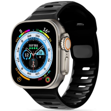 Pixato Apple Watch 4-6, SE, SE (2022) (38 / 40 mm) / Watch 7-9 (41 mm), szilikon pótszíj, állítható, TP IconBand Line, fekete okosóra kellék