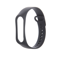 Pixato Xiaomi Mi Band 3 / Mi Band 4, szilikon pótszíj, fekete okosóra kellék