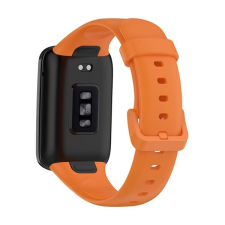 Pixato Xiaomi Mi Smart Band 7 Pro, szilikon pótszíj, állítható, narancssárga okosóra kellék