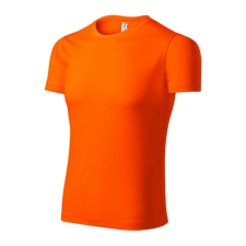 Pixel póló unisex neon narancssárga 3XL férfi póló