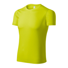 Pixel póló unisex neon sárga XS férfi póló