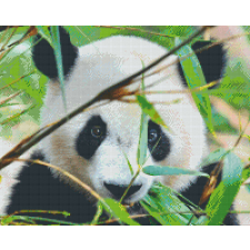 Pixel szett 16 normál alaplappal, színekkel, panda (816181) kreatív és készségfejlesztő