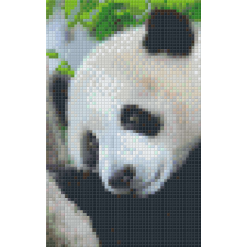 Pixel szett 2 normál alaplappal, színekkel, panda (802100) kreatív és készségfejlesztő