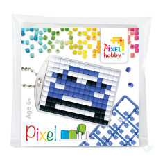Pixelhobby Pixel Kulcstartó szett (kulcstartó alaplap + 3 szín) - Autó kulcstartó