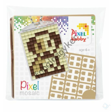 Pixelhobby Pixel Kulcstartó szett (kulcstartó alaplap + 3 szín) - Kutyus kreatív és készségfejlesztő