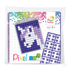 Pixelhobby Pixel Kulcstartó szett (kulcstartó alaplap + 3 szín) - Unikornis kreatív és készségfejlesztő