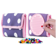  Pixie pénztárca kék-rózsaszín pöttyös PXA-10-84 pénztárca