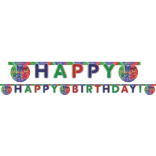 Pizsihősök Pizsihősök Trio Happy Birthday felirat 200 cm party kellék