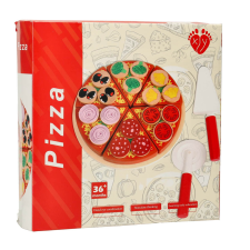 Pizza fa játékkészlet tartozékokkal konyhakészlet