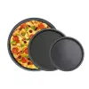  Pizza sütőforma, kerek, fém, 29 cm