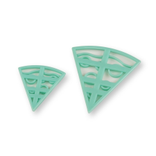 Pizzaszelet fondant mintázó konyhai eszköz