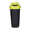 PLAFOR Sort szelektív hulladékgyűjtő, szemetes 90L fekete/zöld