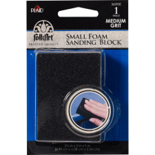 Plaid Csiszolóblokk , Small Foam Sanding Block Medium Grit/ Folkart Painting Tools (1 db) ecset