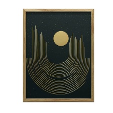PLAKÁT ARANY GEOMETRIÁHOZ KERET NÉLKÜL 50x70 CM MATT PAPÍR grafika, keretezett kép