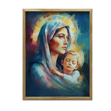 PLAKÁT FALI ANYAI SZERETETRE KERET NÉLKÜL 50x70 CM MATT PAPÍR 230 GSM grafika, keretezett kép