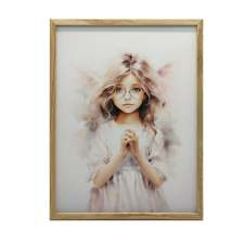 PLAKÁT FALRA ARANY KERETBEN INNOCENT CHARM 70x100 CM MATT PAPÍR grafika, keretezett kép