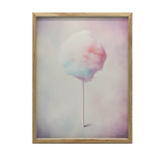 PLAKÁT FALRA ARANY KERETBEN, PASTELL CANDY CANDY 50x70 CM grafika, keretezett kép