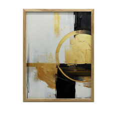 PLAKÁT KERET FALHOZ ARANY AKCENT ARANY KERET 50x70 CM grafika, keretezett kép