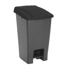 Planet Pedálos szelektív hulladékgyűjtő szemetes Antracit-Fekete 70L szemetes